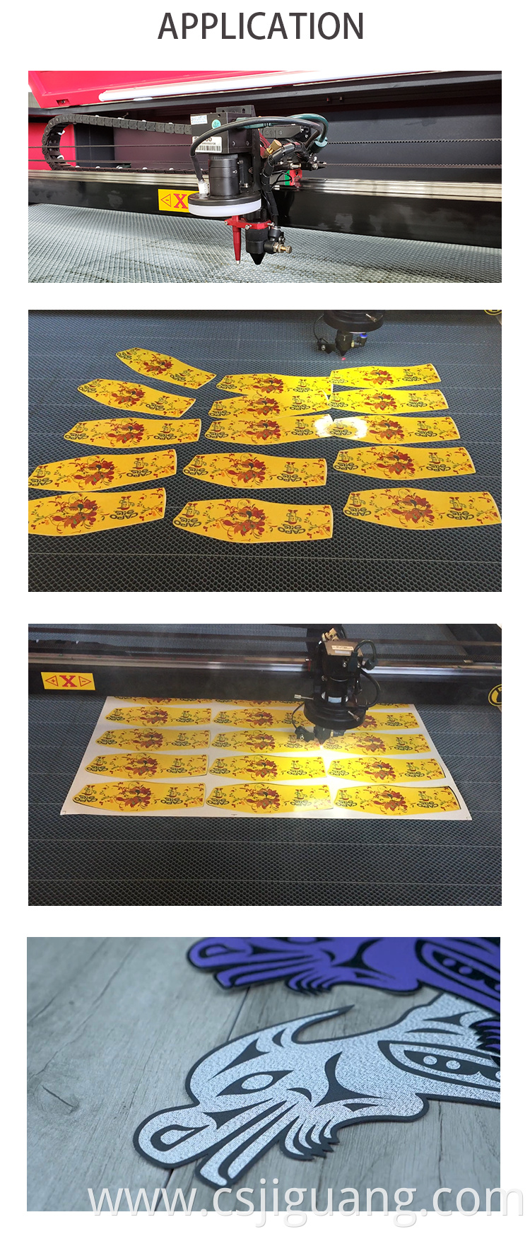 laser cutting machine with camera